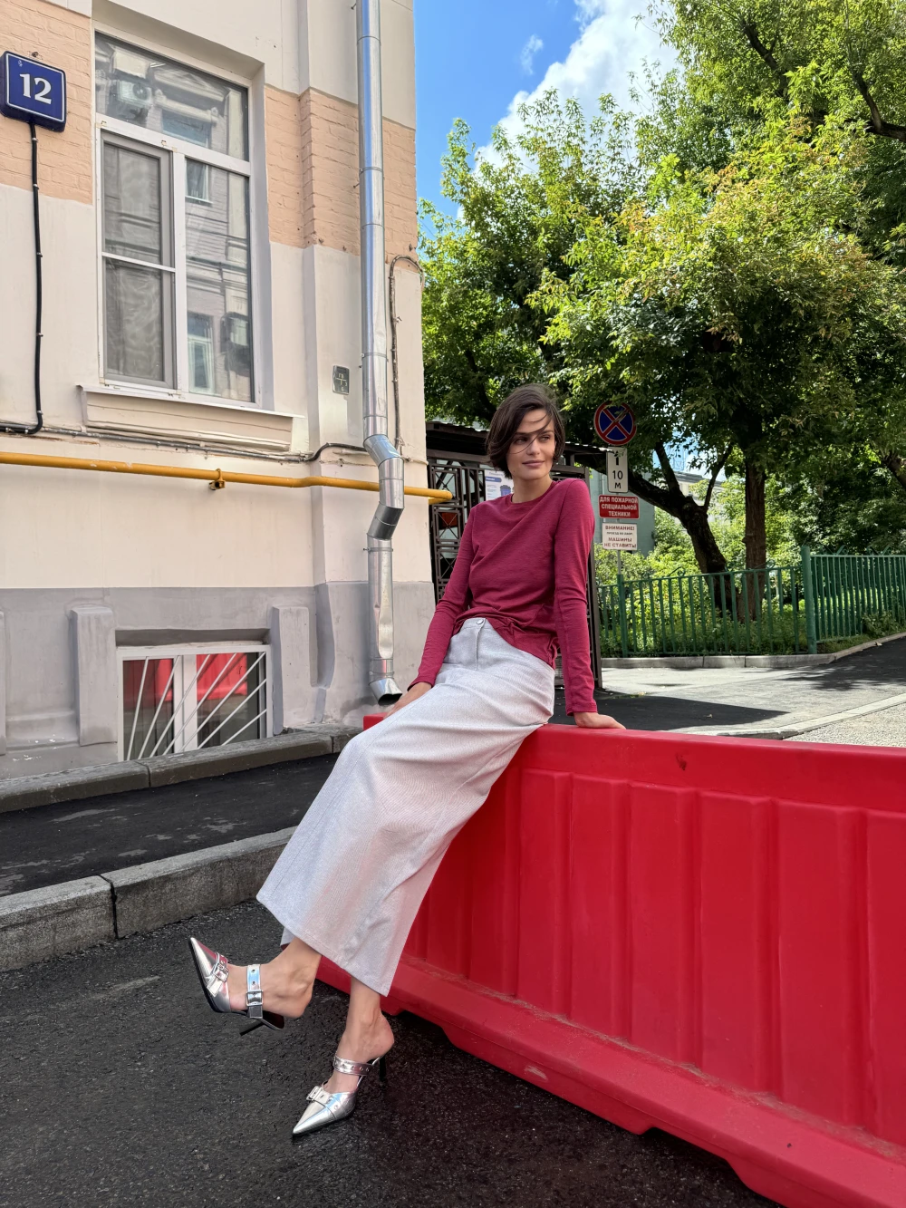 Юбка Qenti (Светло-серый, 48/L)