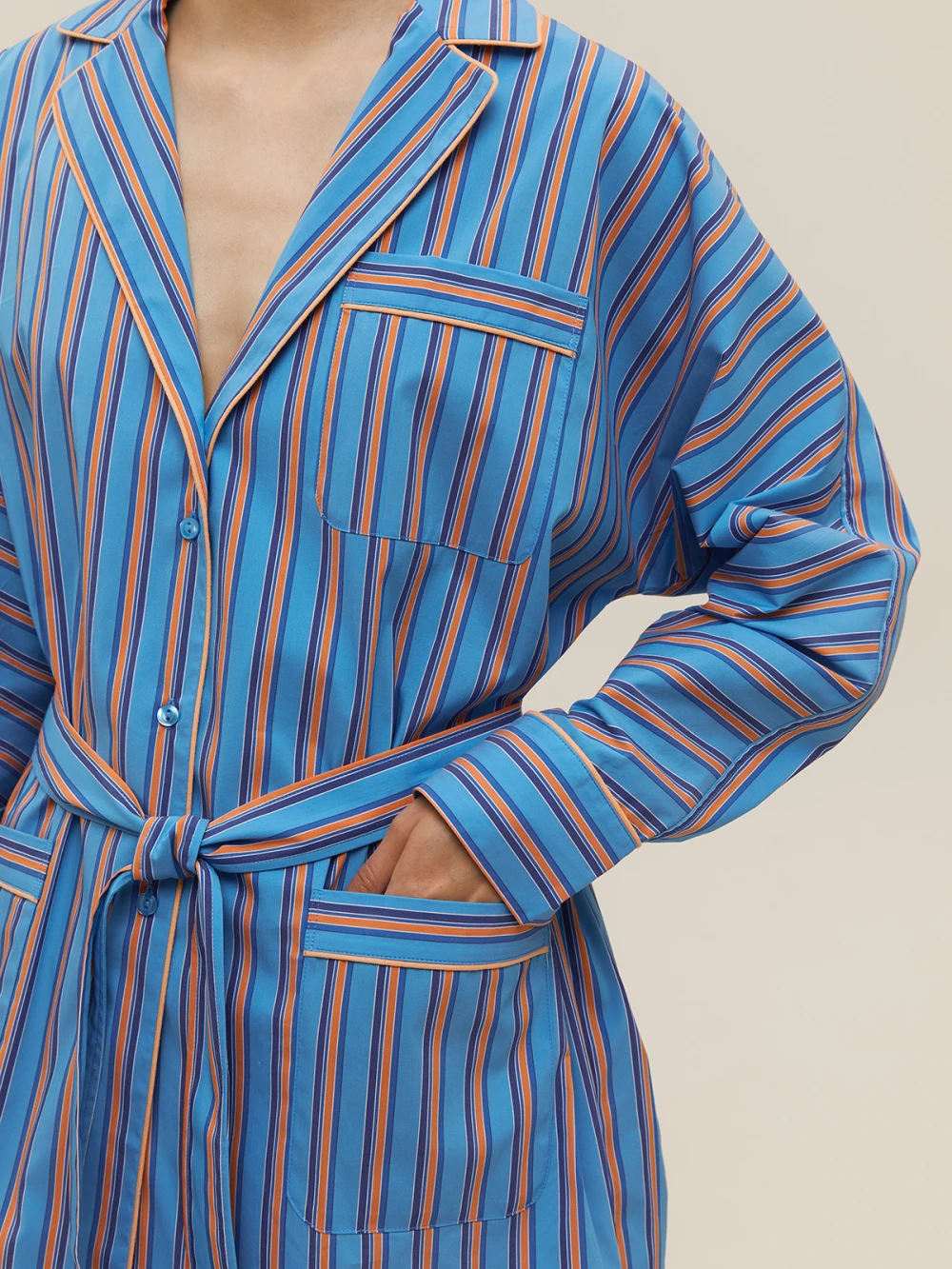 Костюм Aysha ( Цвет Голубой в полоску )