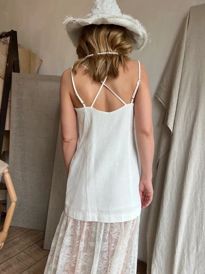 Платье August (Цвет Натуральный, Размер 44/S, Состав 100% хлопок)