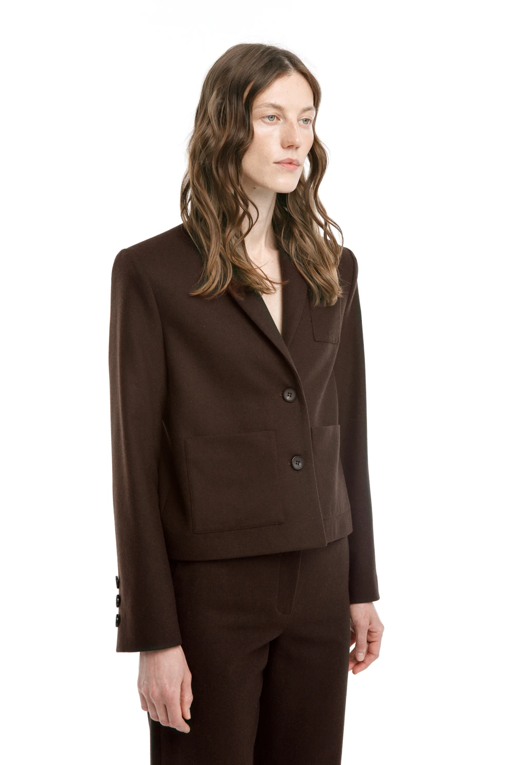 Жакет FOLK ( Цвет Горький шоколад )