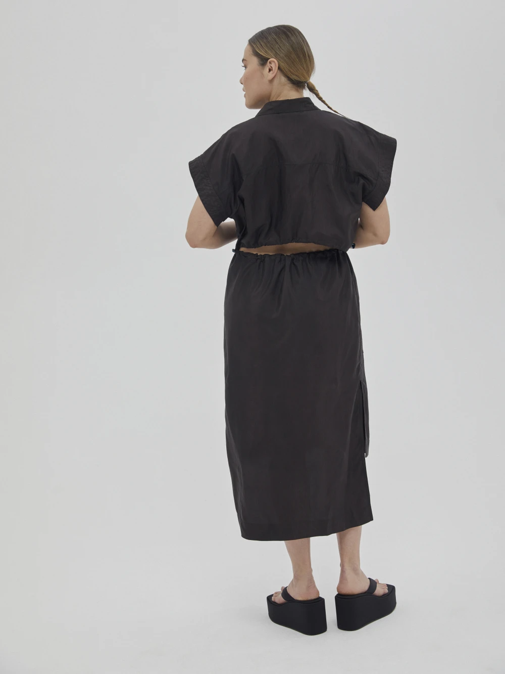 Платье Zumrud (Цвет Коричневый, Размер S, Состав 100% шёлк)