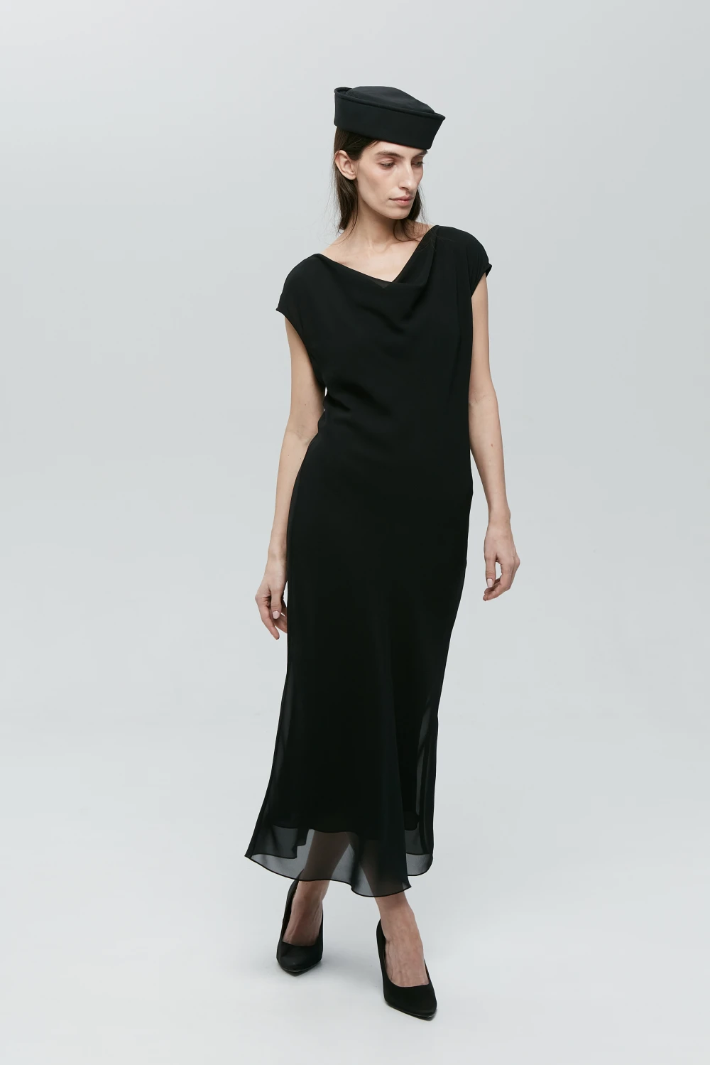 Платье Glafiria (Цвет Чёрный, Размер 44/S, Состав 100% полиэстер)