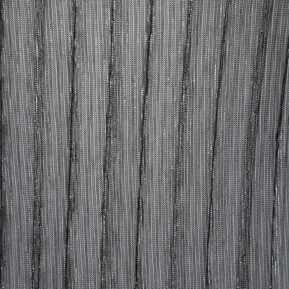 Лонгслив Stiker (Цвет Чёрный с металлизированной нитью, Размер 46/M, Состав 100% полиэстер)