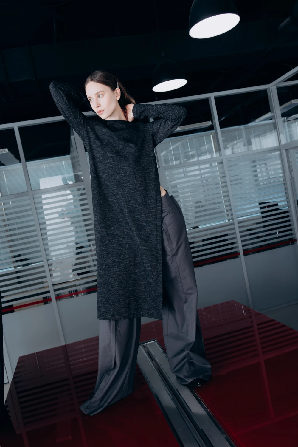 Брюки Shredder ( Цвет Серый в полоску )