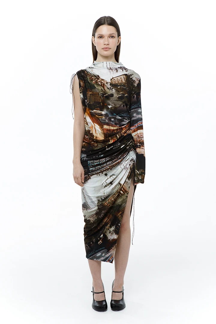 Платье City ( Цвет Принт Москва )