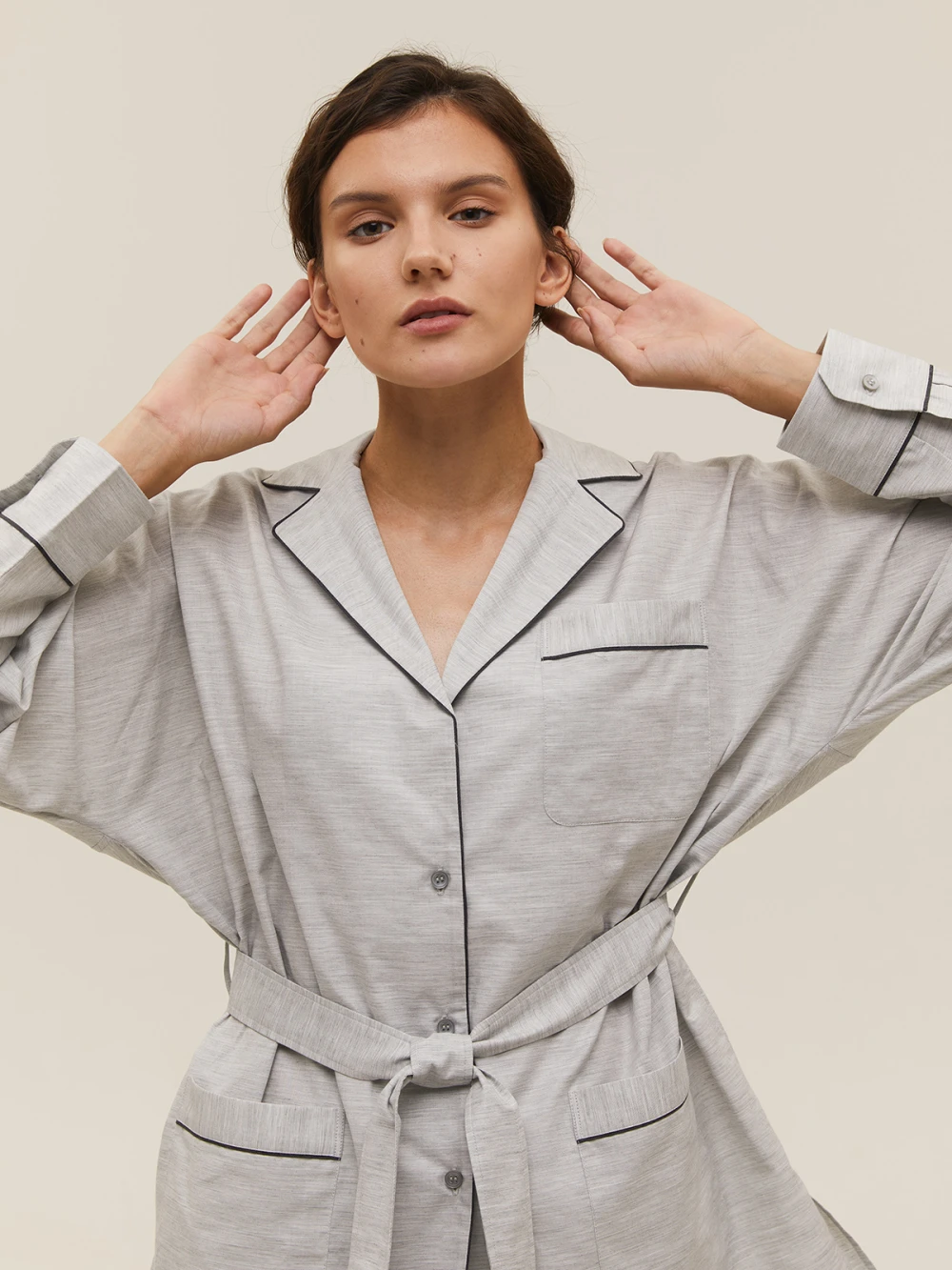 Костюм Aysha (Цвет Серый, Размер S, Состав 100% хлопок)