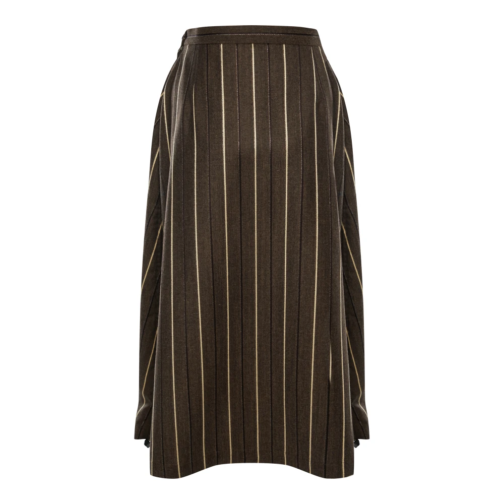 Юбка Vacation soon ( Цвет Коричневый в полоску )