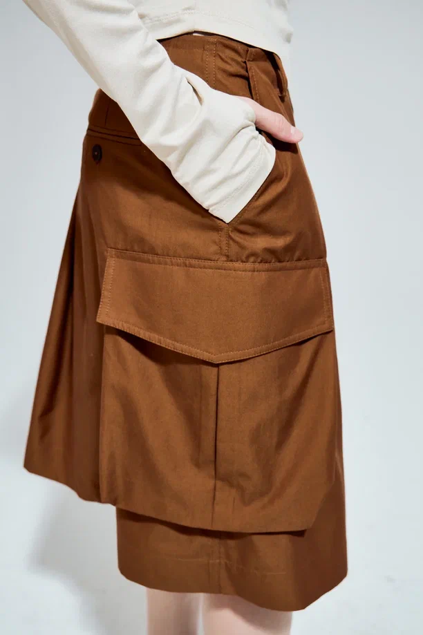 Юбка Resse (Цвет Терракот, Размер 46/M, Состав 100% хлопок)