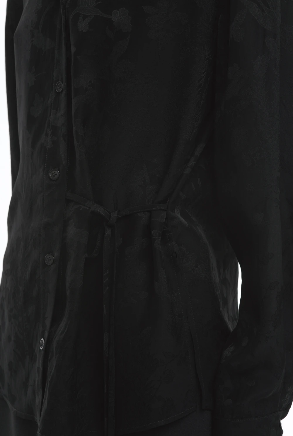 Рубашка Sash (Цвет Чёрный, Размер 44/S, Состав 100% Ацетат)