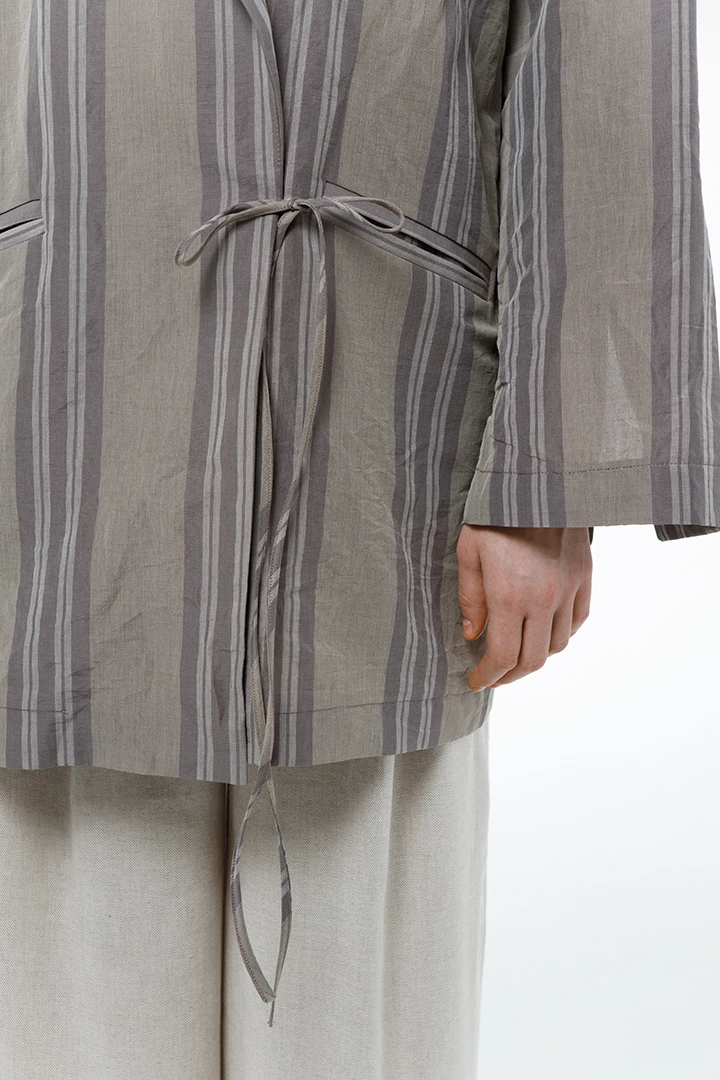 Жакет Untitled ( Цвет Серый в полоску )