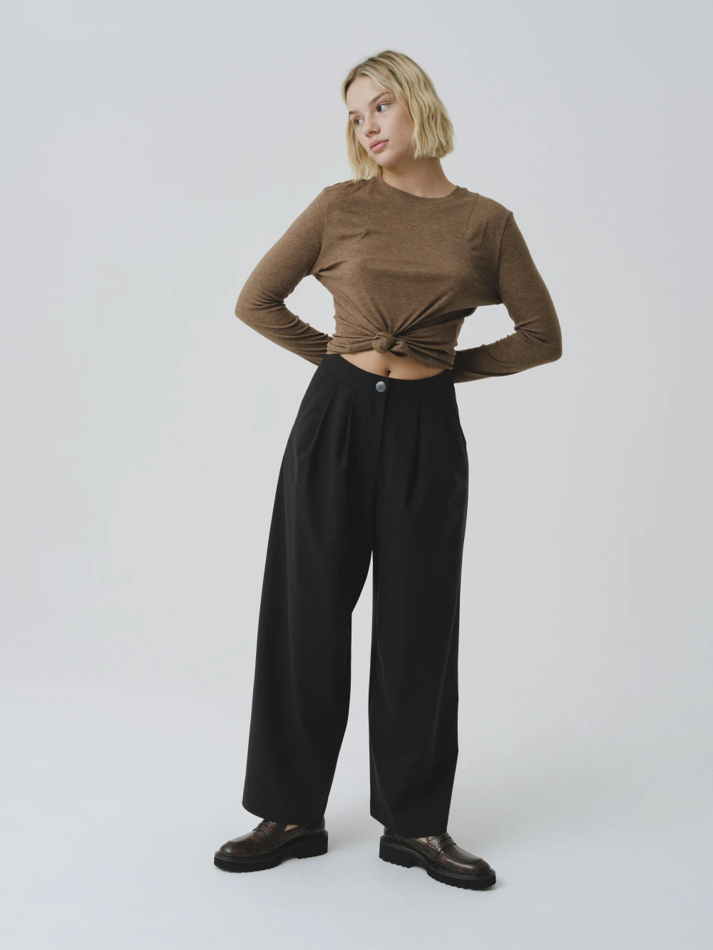 Брюки ILU (Цвет Чёрный, Размер S, Состав 100% полиэстер)