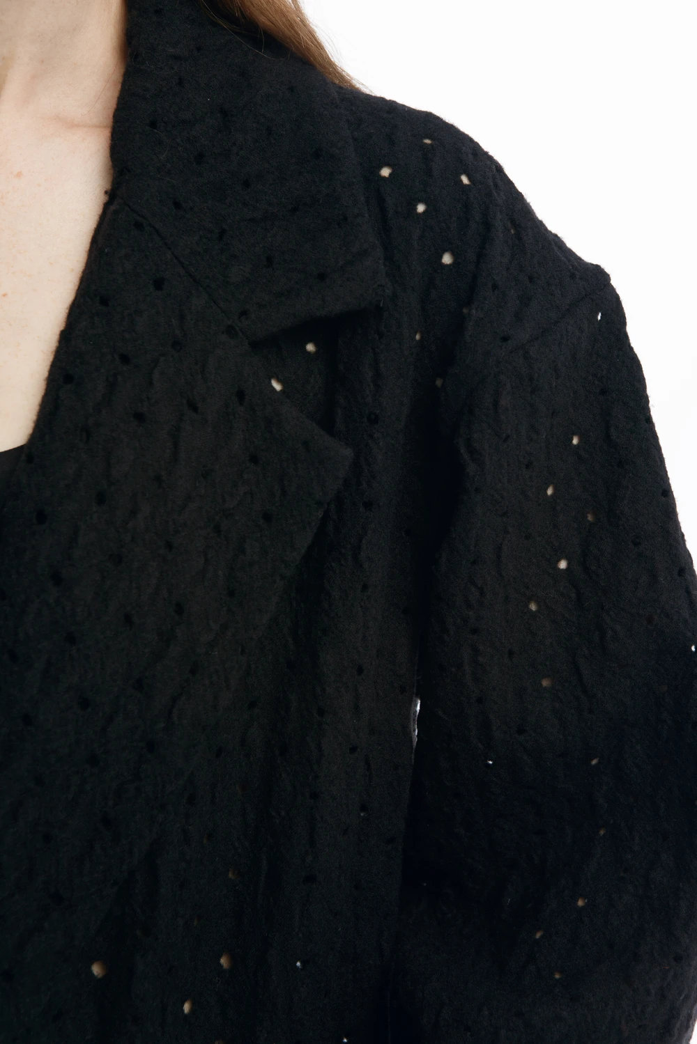 Жакет Cedar (Цвет Чёрный, Размер S-M, Состав 100% шерсть)