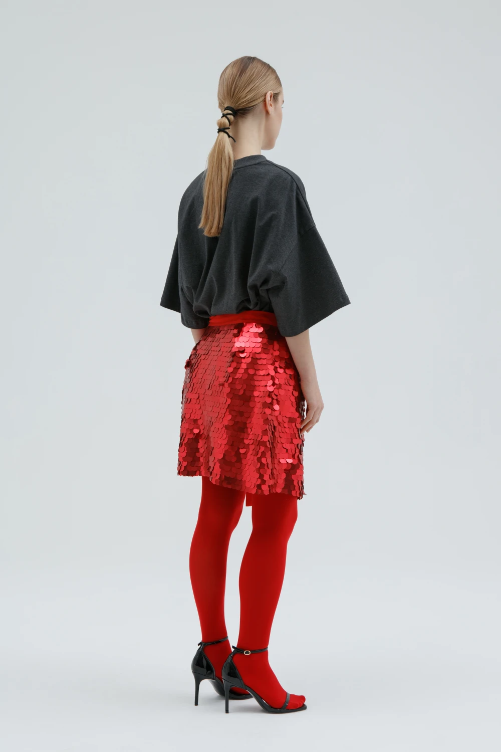 Юбка Emily (Цвет Красный, Размер S/M)