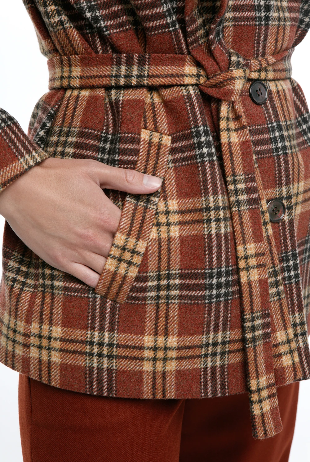 Жакет Forever (Цвет Терракот, Размер 44/S, Состав 80% шерсть, 20% полиэстер)