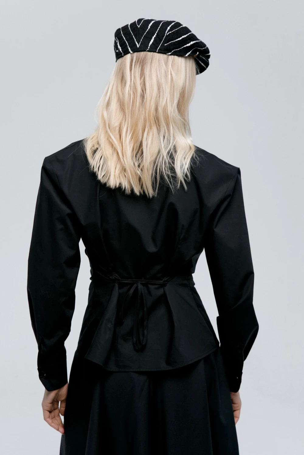 Блузка Base (Цвет Чёрный, Размер 44/S, Состав 100% Хлопок)