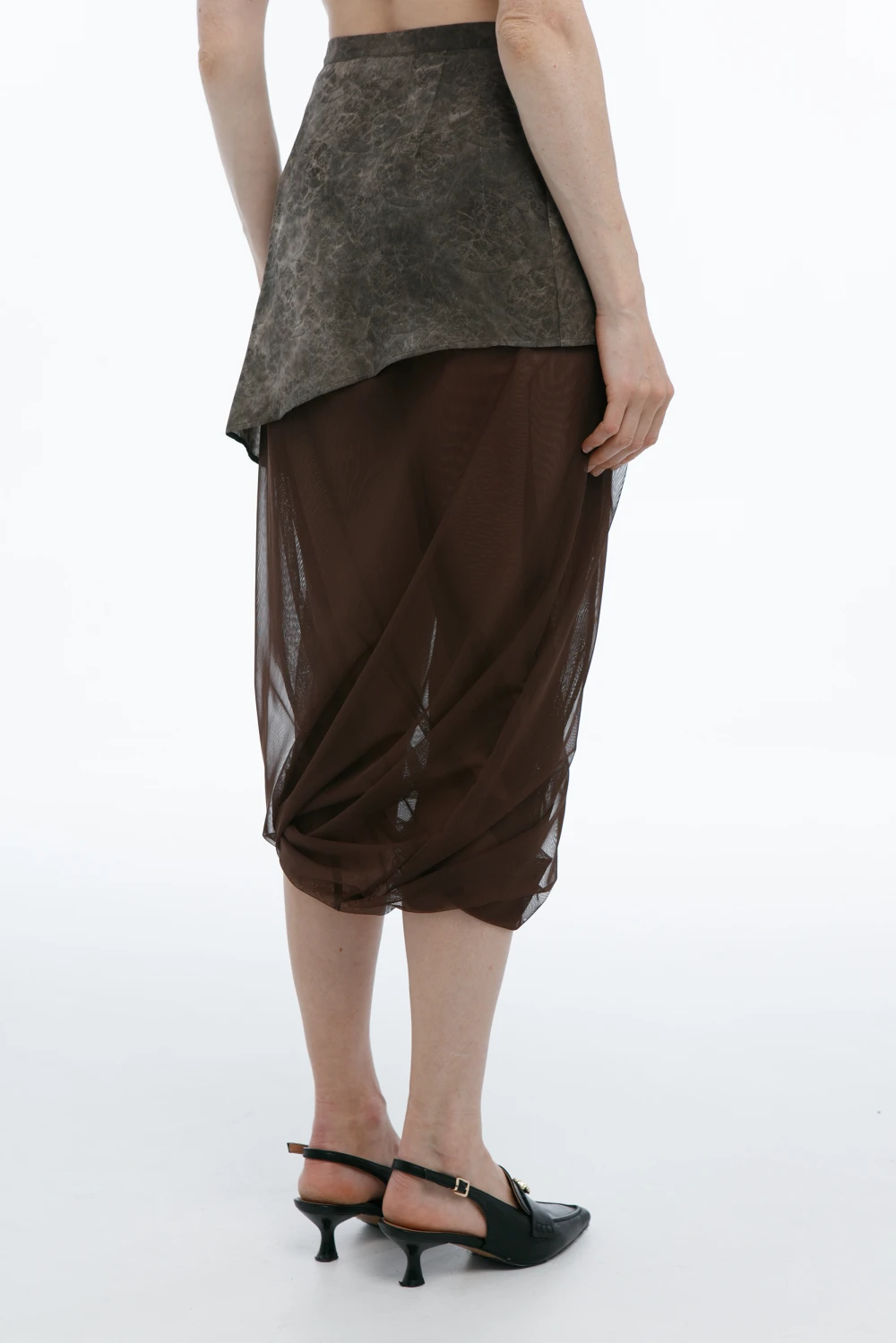 Юбка Pine (Цвет Коричневый, Размер 44/S, Состав 100% Вискоза)