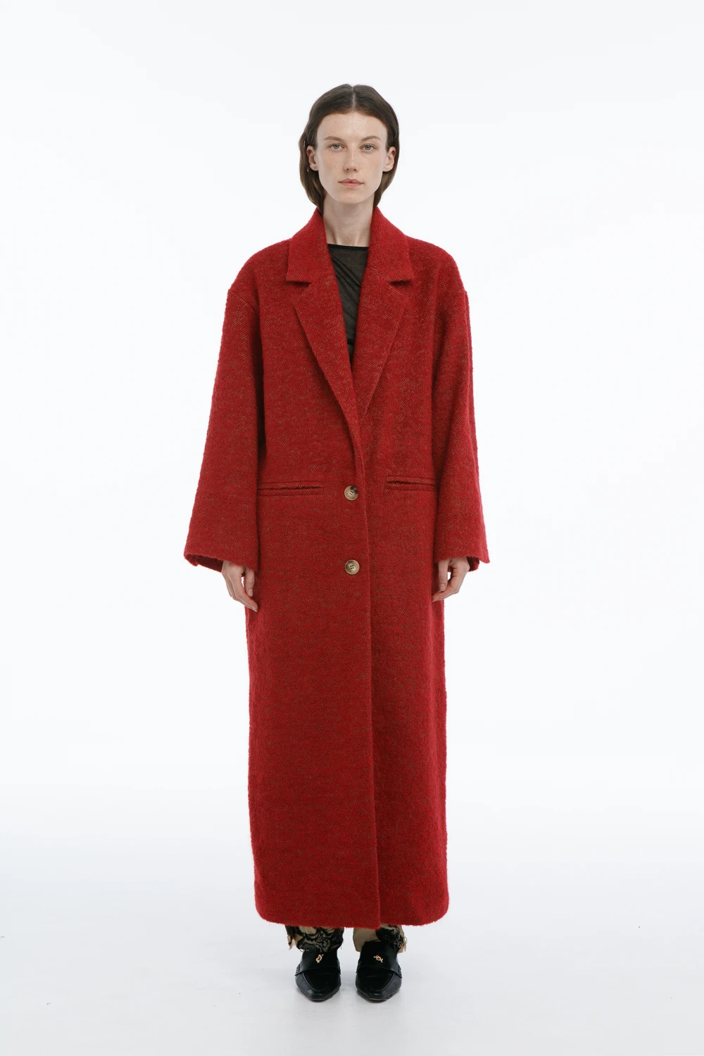 Пальто Rowan ( Цвет Красный )