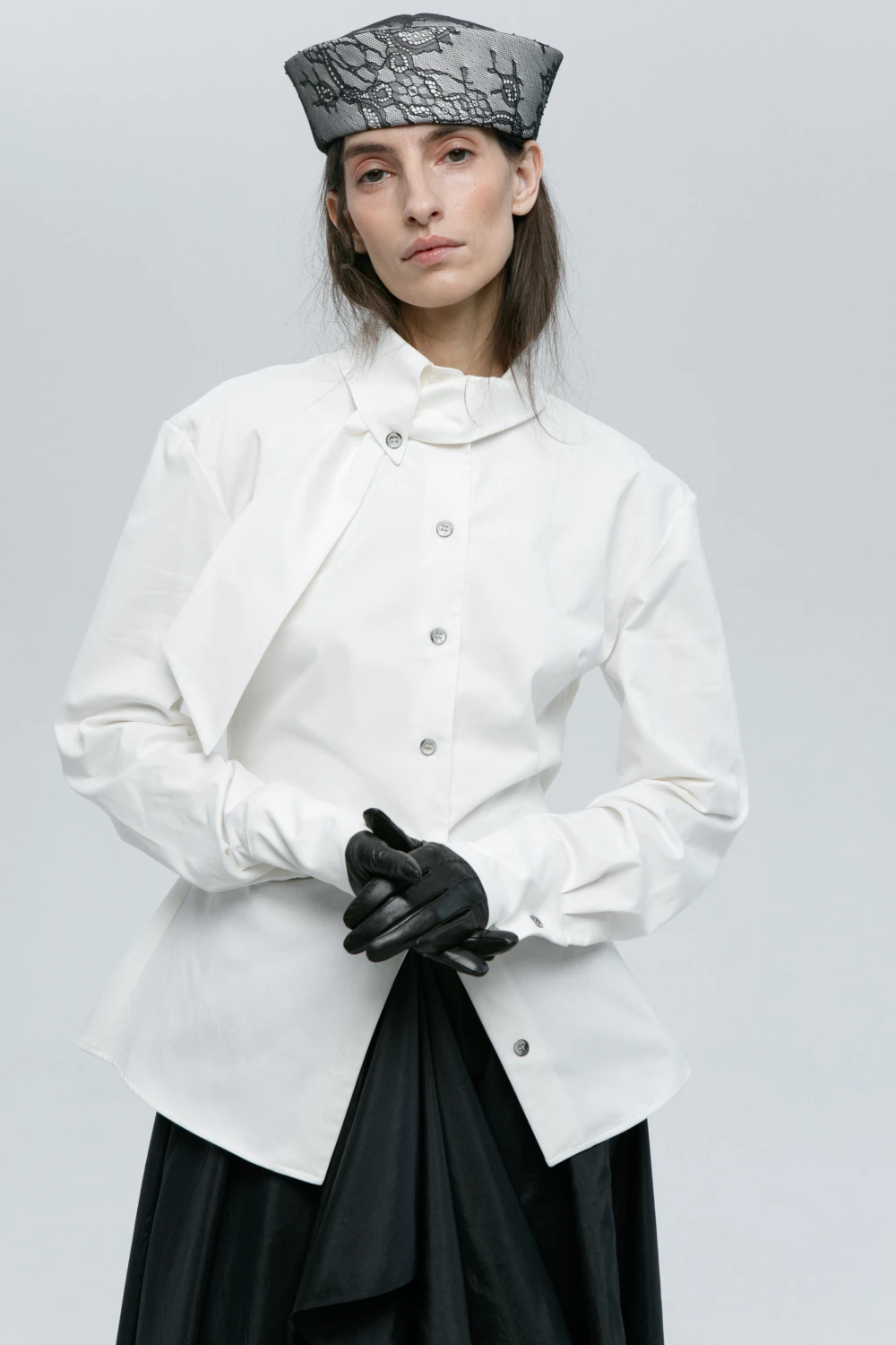 Рубашка Vran (Цвет Молочный, Размер 44/S, Состав 100% Хлопок)