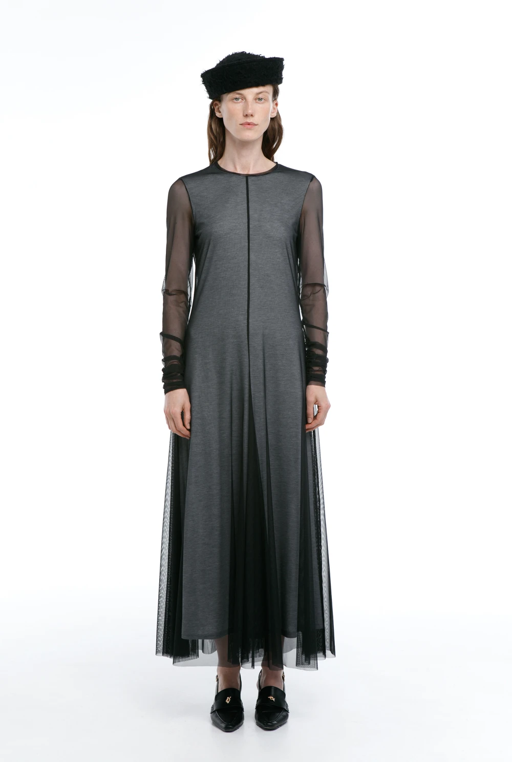 Платье Regal (Цвет Серый, Размер 44/S, Состав 100% Вискоза)