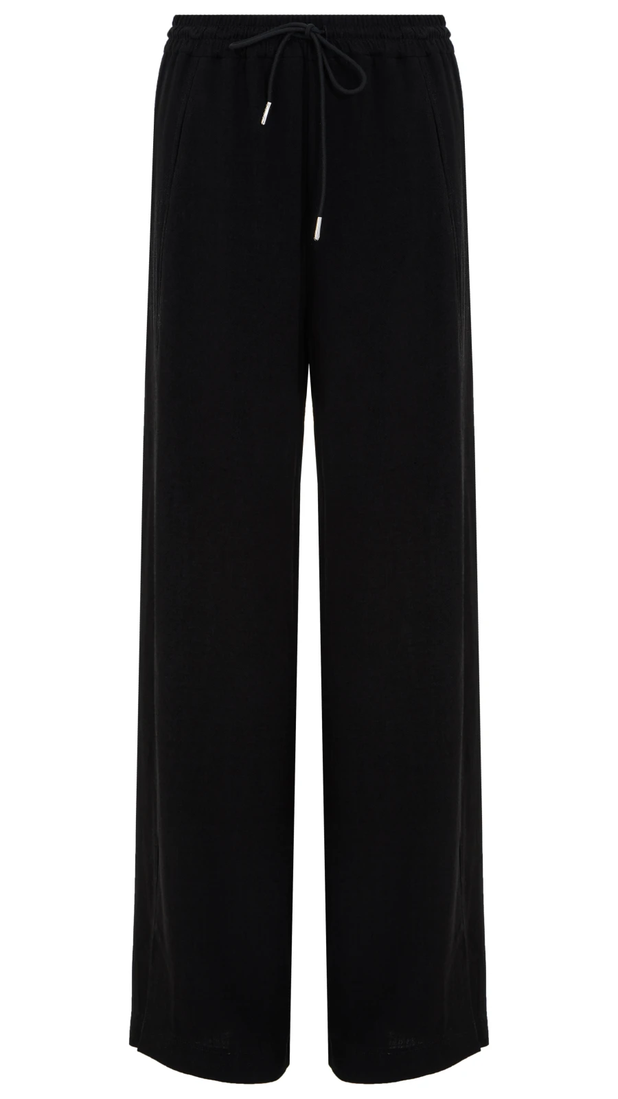 Брюки Linen 2 (Цвет Чёрный, Размер 44/S, Состав 70% вискоза, 30% лён)