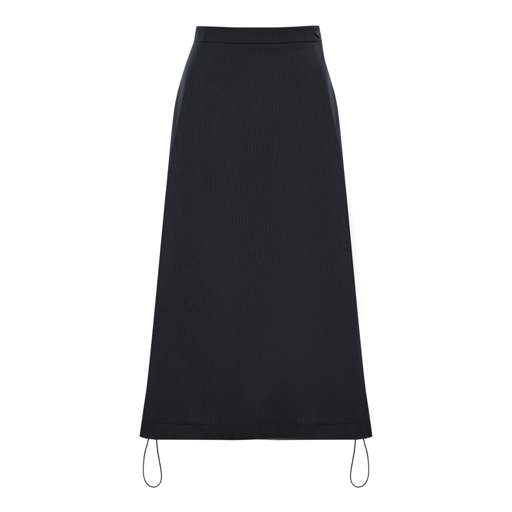 Юбка Vacation soon (Цвет Синий в полоску, Размер 44/S, Состав 94% Шерсть , 6% Полиэстер)