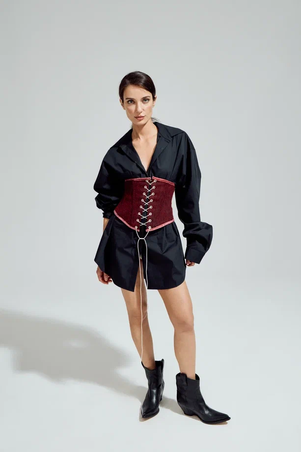 Корсет Catherine ( Цвет Бордовый )