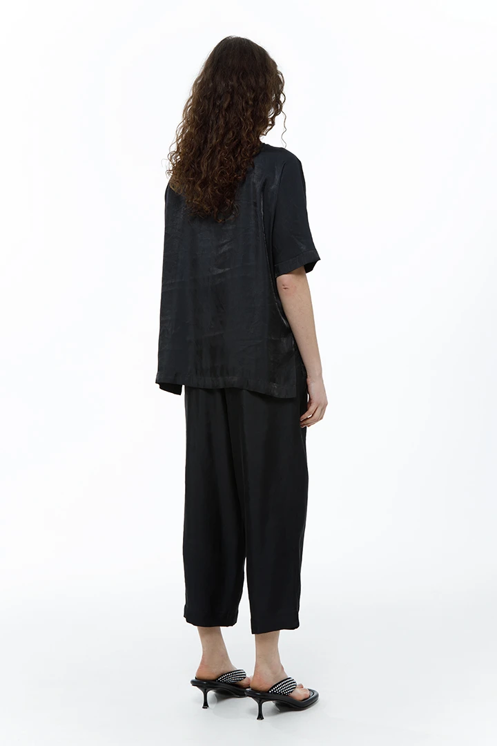 Блузка Tilda (Цвет Чёрный, Размер 44/S, Состав 100% вискоза)