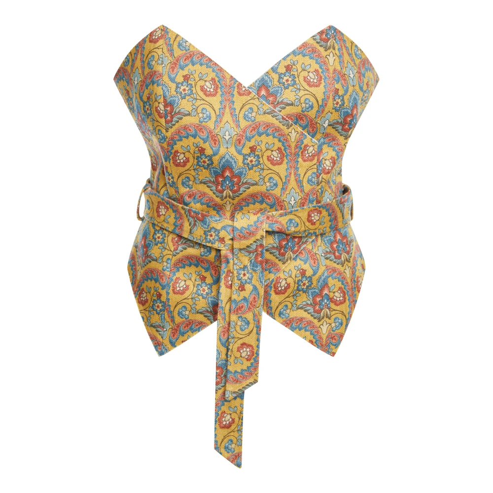 Пояс Salary Increase ( Цвет Жёлтый в цветок )