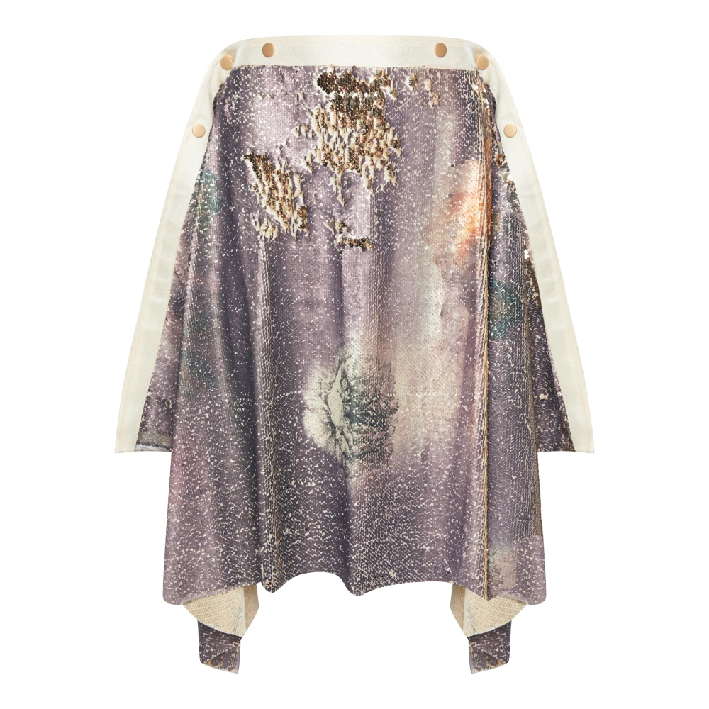 Юбка Winter Garden ( Цвет Фиолетовый с цветами )