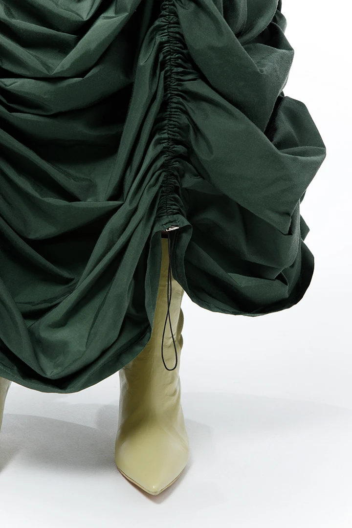 Юбка Muse (Цвет Зелёный, Размер 44/S, Состав 47% Вискоза , 23% Полиэстер ,30% Ацетат)