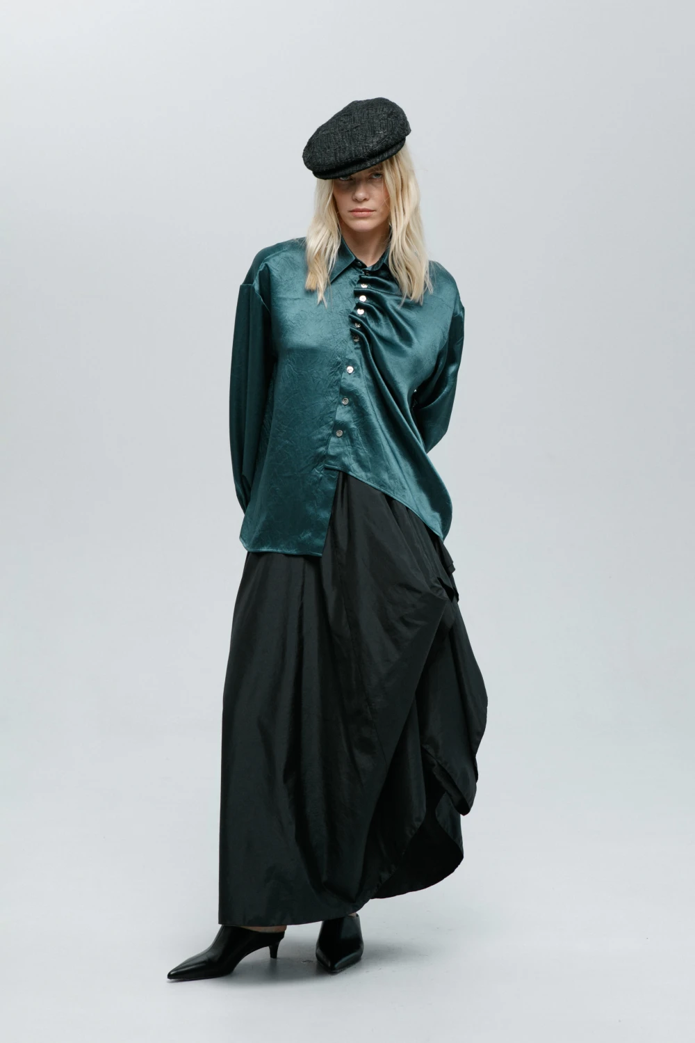 Рубашка VAL ( Цвет Морская волна )