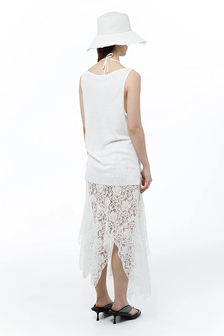 Юбка Veil (Цвет Белое-кружево, Размер S-M, Состав 70% вискоза, 25% хлопок, 5% полиамид)