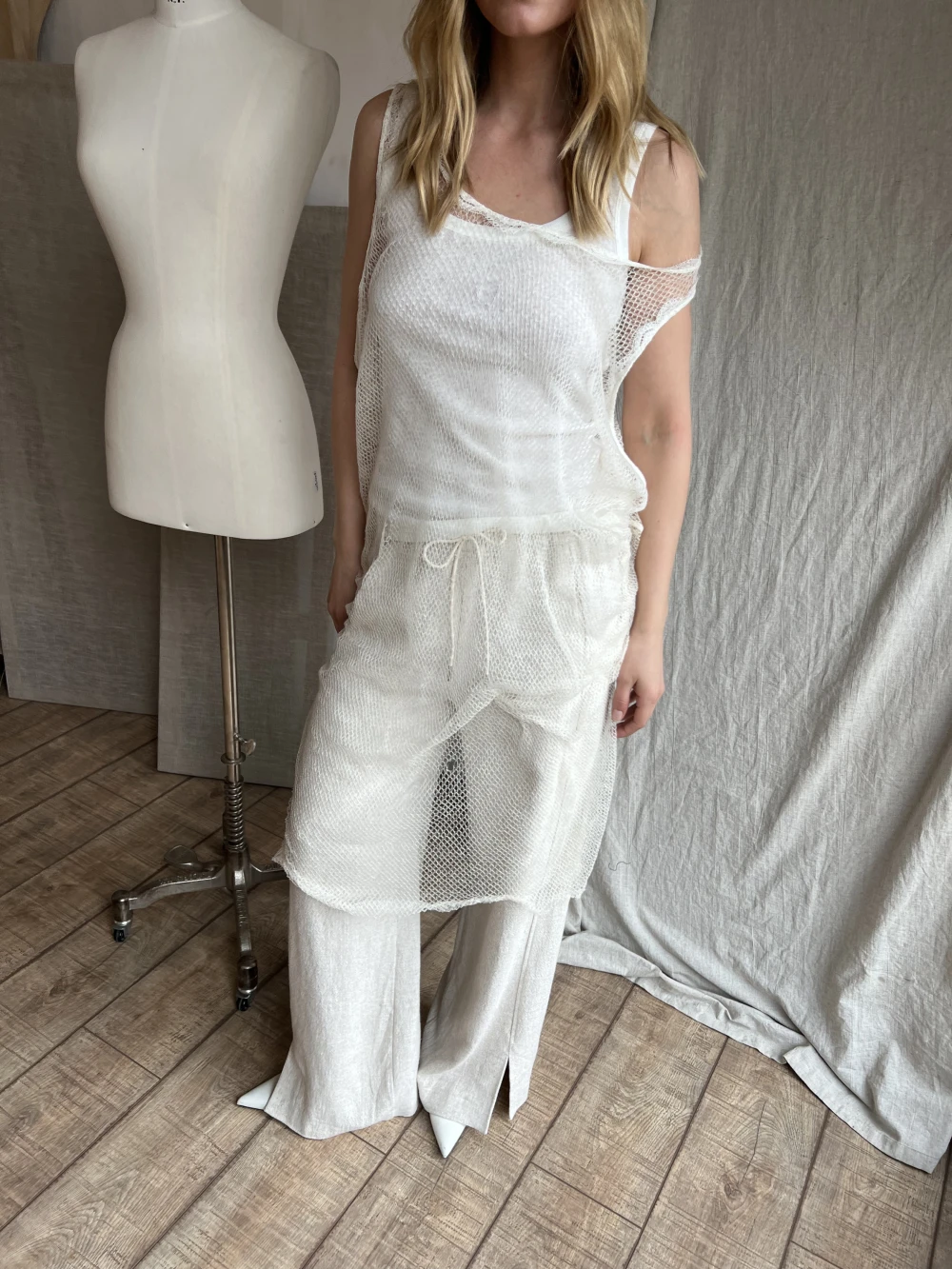 Платье Unapologetic (Цвет Натуральный, Размер S-M, Состав 80% шерсть,20% полиамид)