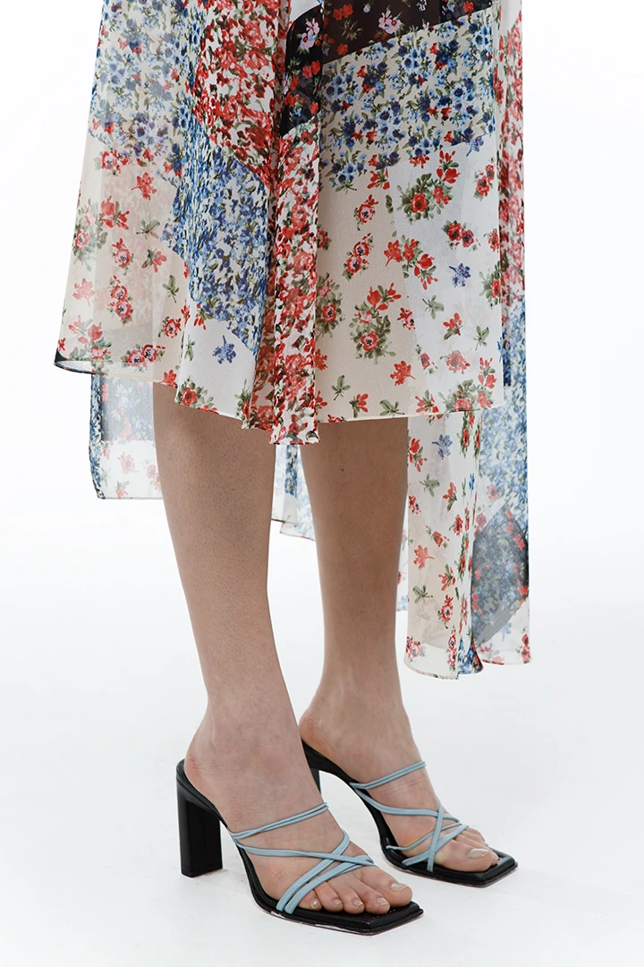 Юбка Maxi (Цвет Пэчворк, Размер 44/S, Состав 100% полиэстер)