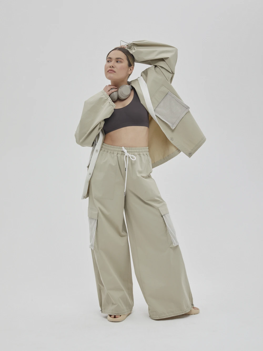 Брюки Inci (Цвет Бежевый, Размер S, Состав 98% хлопок, 2% эластан)