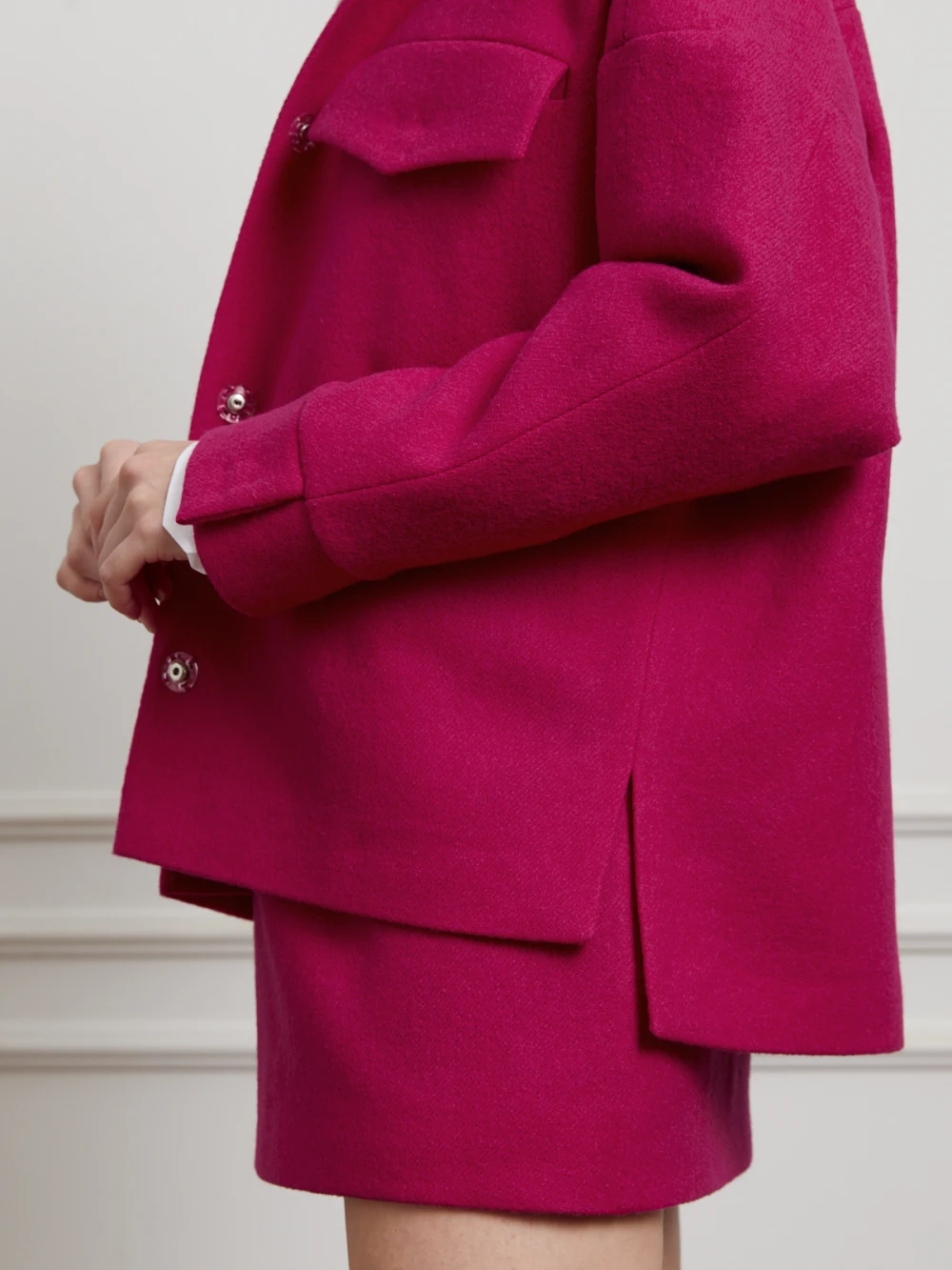 Куртка Vardi (Цвет Розовый, Размер XS, Состав 100% шерсть)