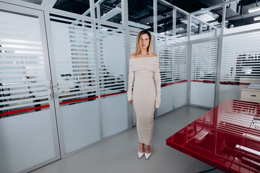 Платье Pile ( Цвет Молочный )