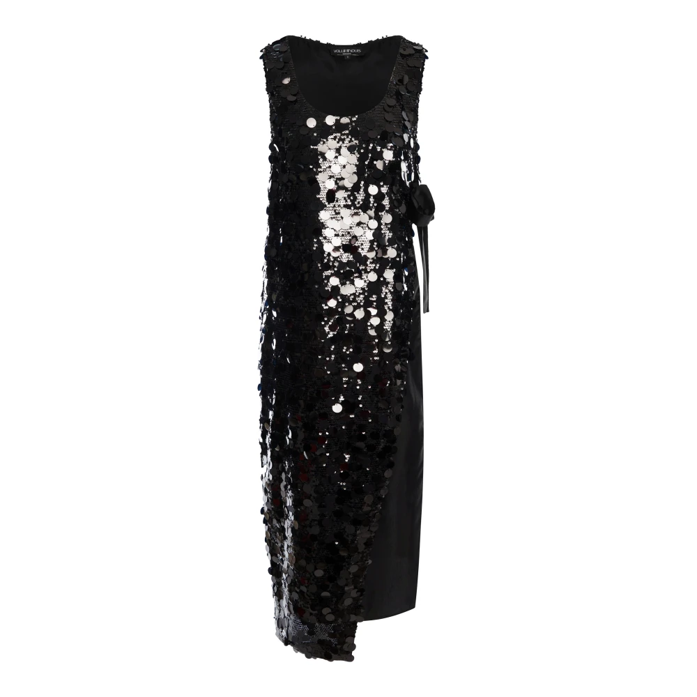 Топ Angelina J ( Цвет Чёрные крупные пайетки )