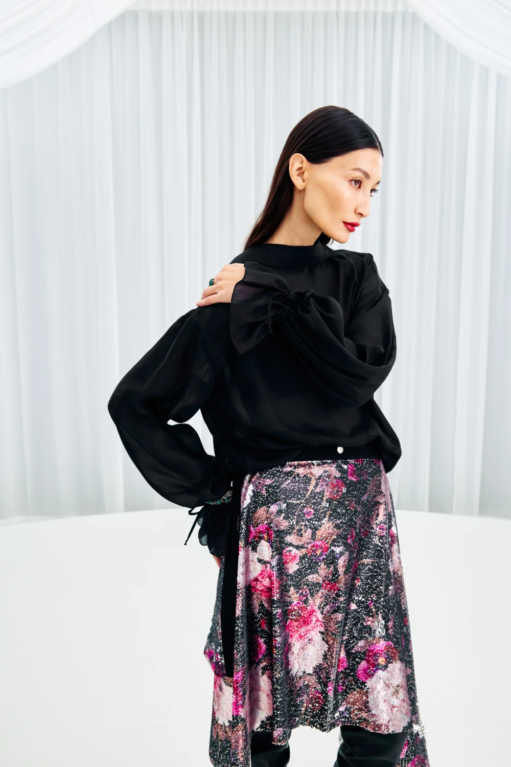 Блуза Carribean Christmas ( Цвет Чёрный )