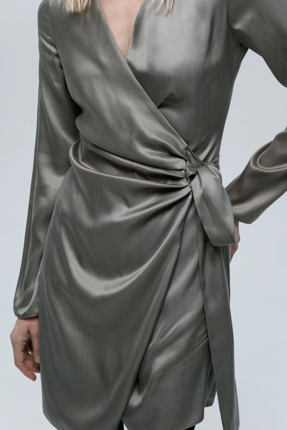 Платье Fita (Цвет Хаки, Размер 44/S, Состав 55% купро, 45% вискоза)