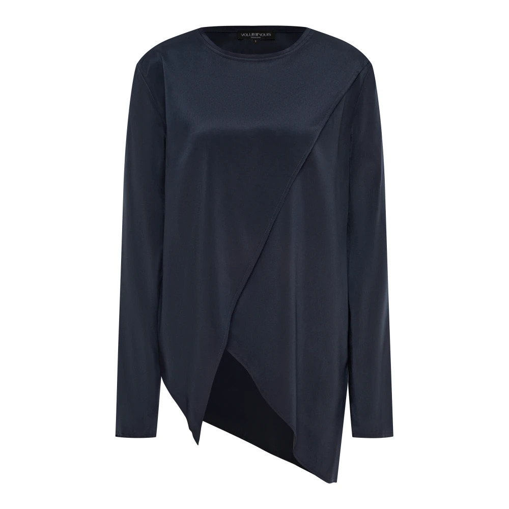Блузка Top manager ( Цвет Тёмно-синий )