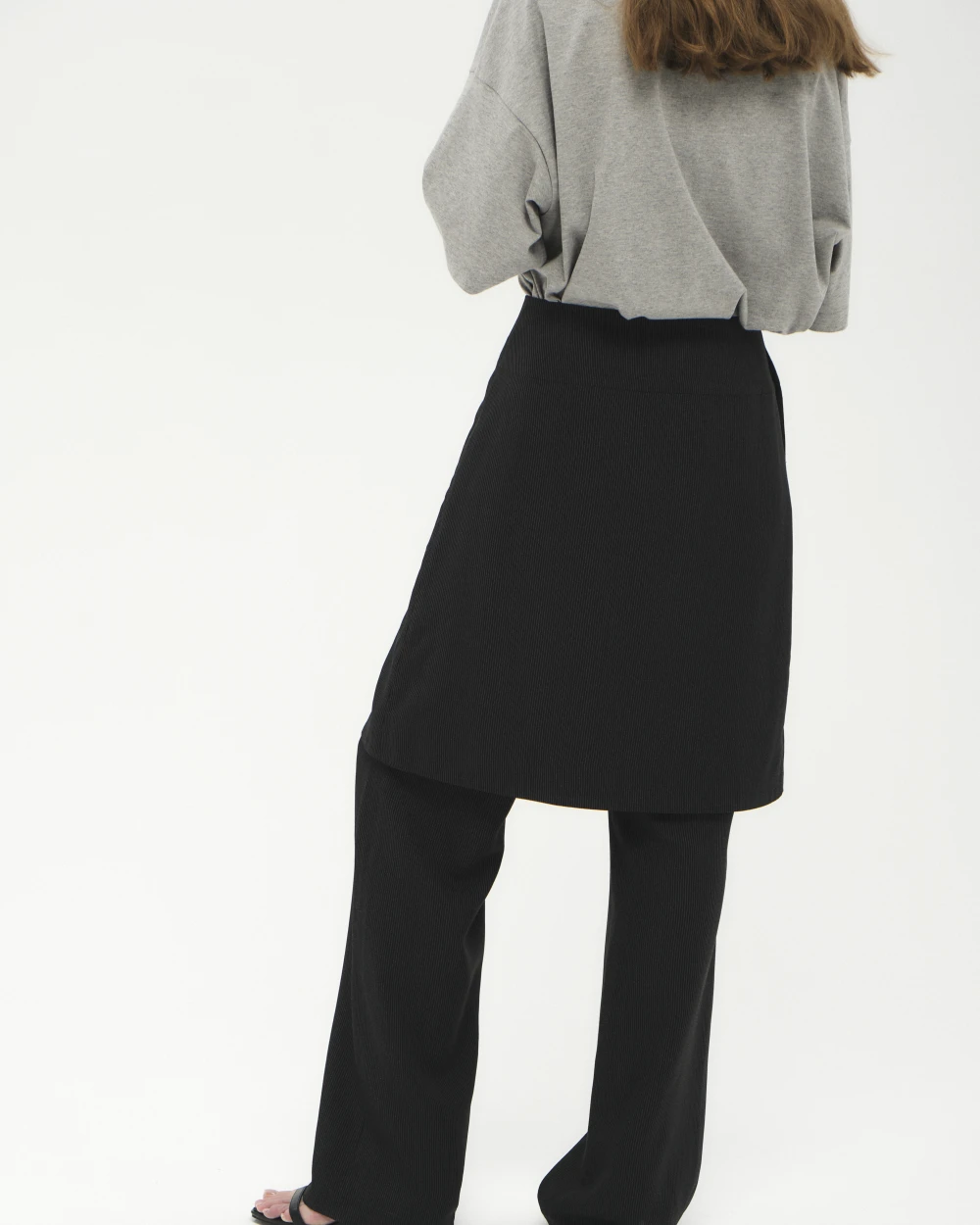 Юбка Amber (Цвет Чёрный в полоску, Размер 44/S)