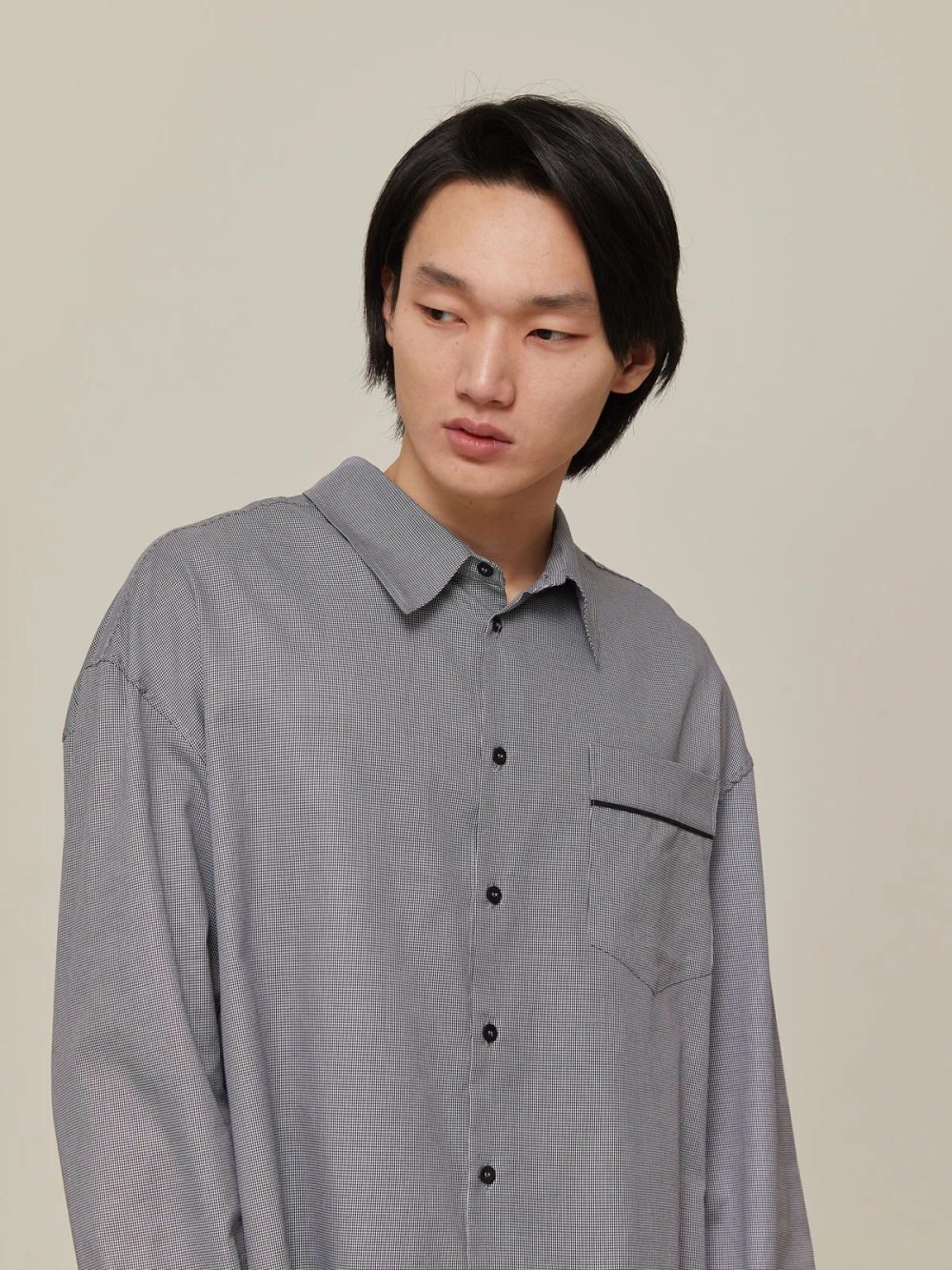 Пижама мужская Aries (Цвет Чёрно-белый в клетку, Размер L, Состав 100% хлопок)