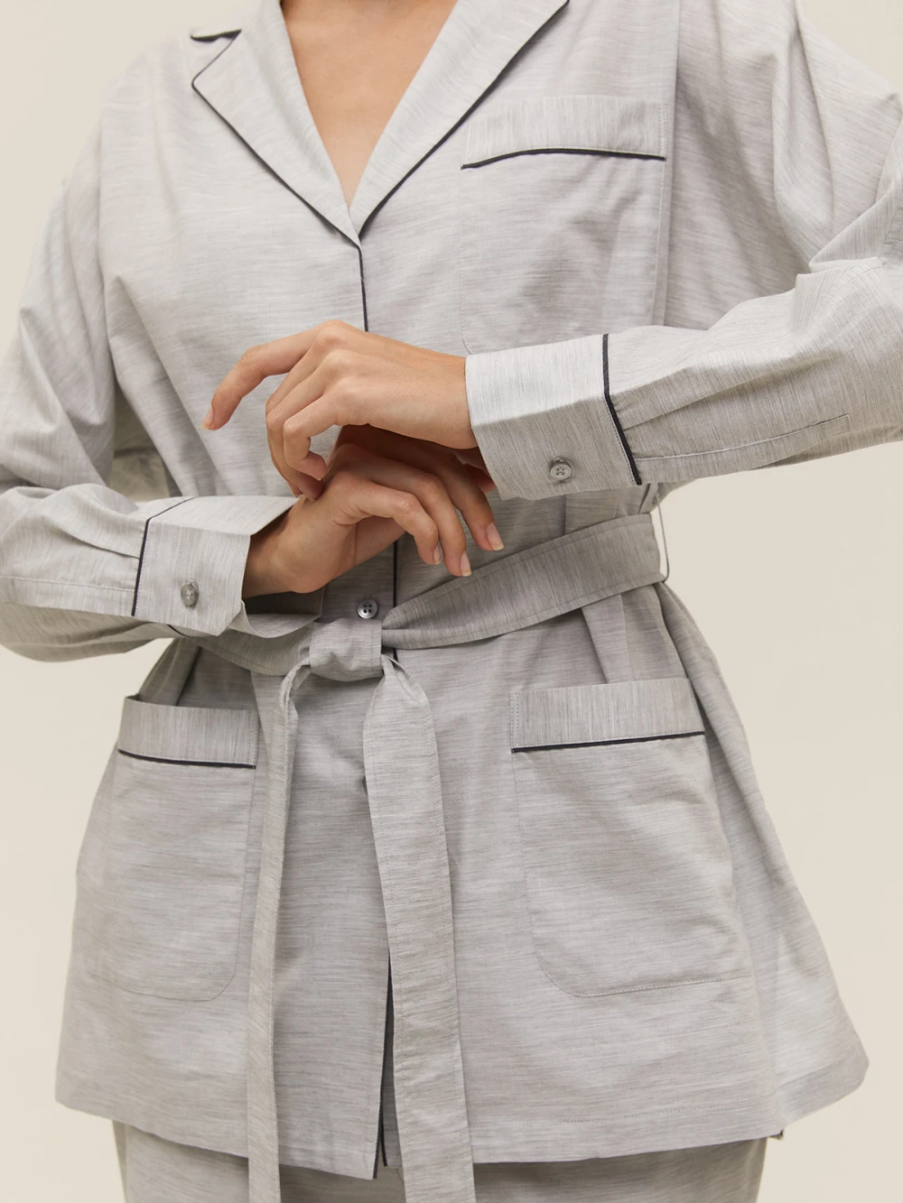 Костюм Aysha (Цвет Серый, Размер S, Состав 100% хлопок)