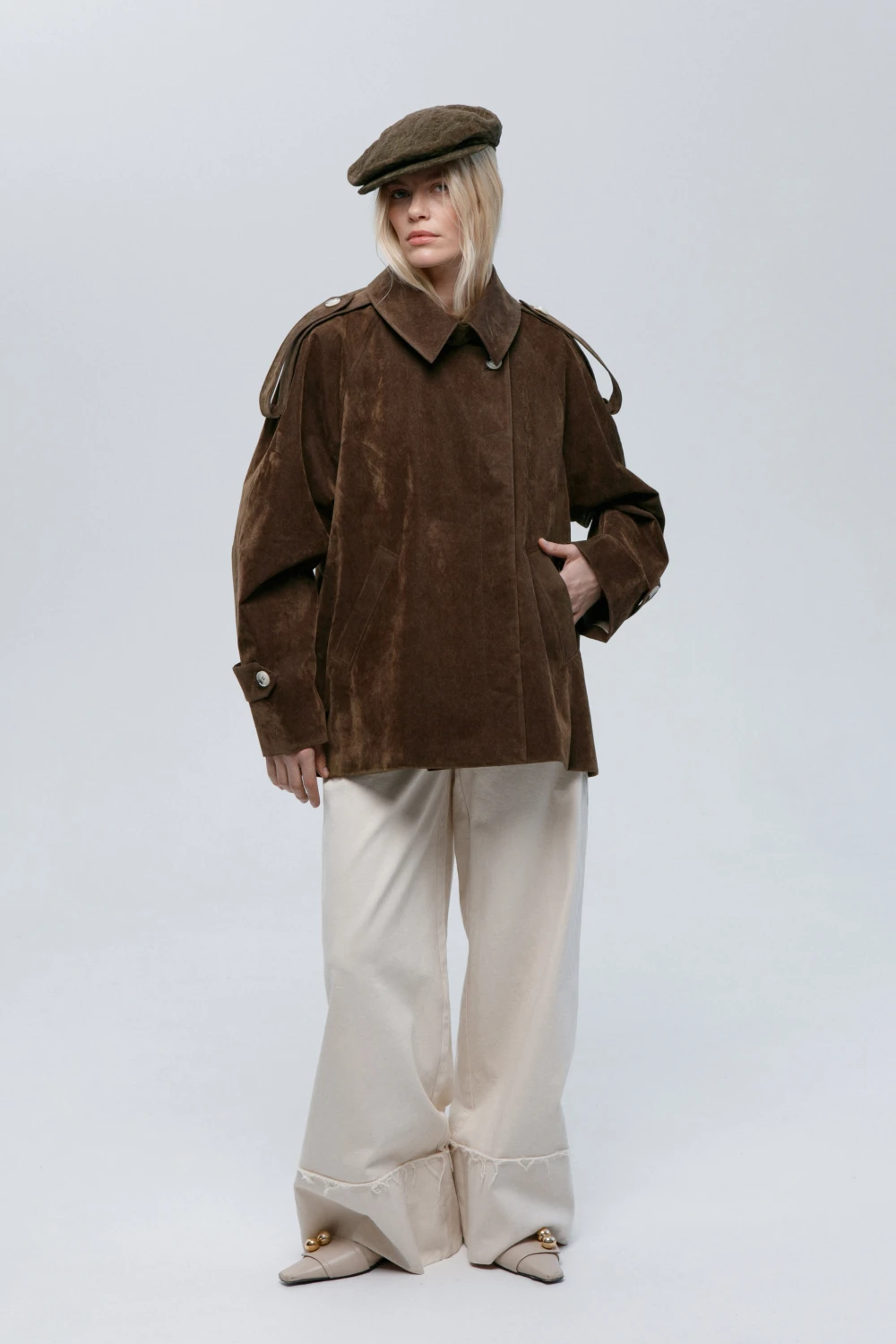 Тренч P ( Цвет Хаки )