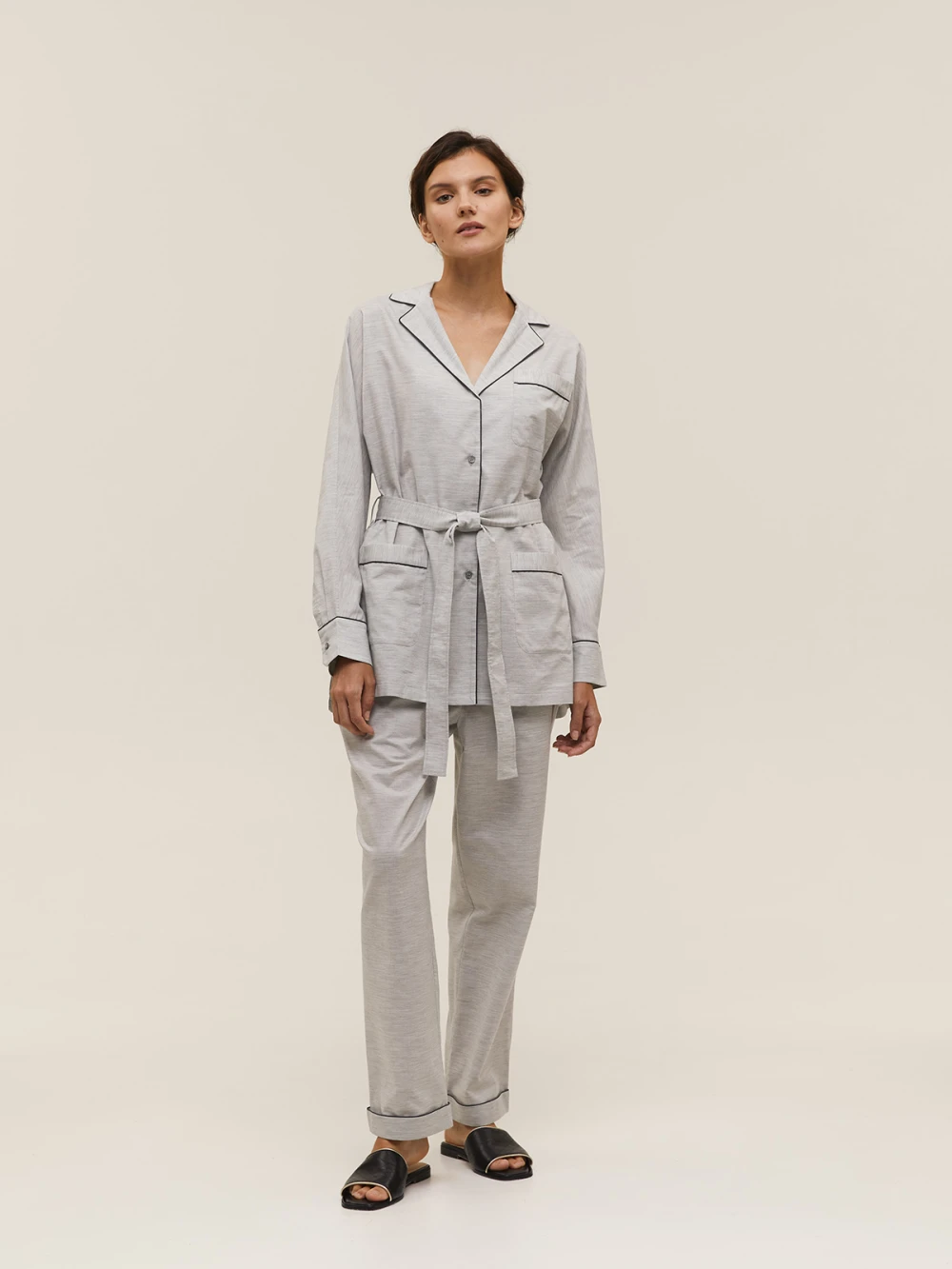 Костюм Aysha (Цвет Серый, Размер S, Состав 100% хлопок)