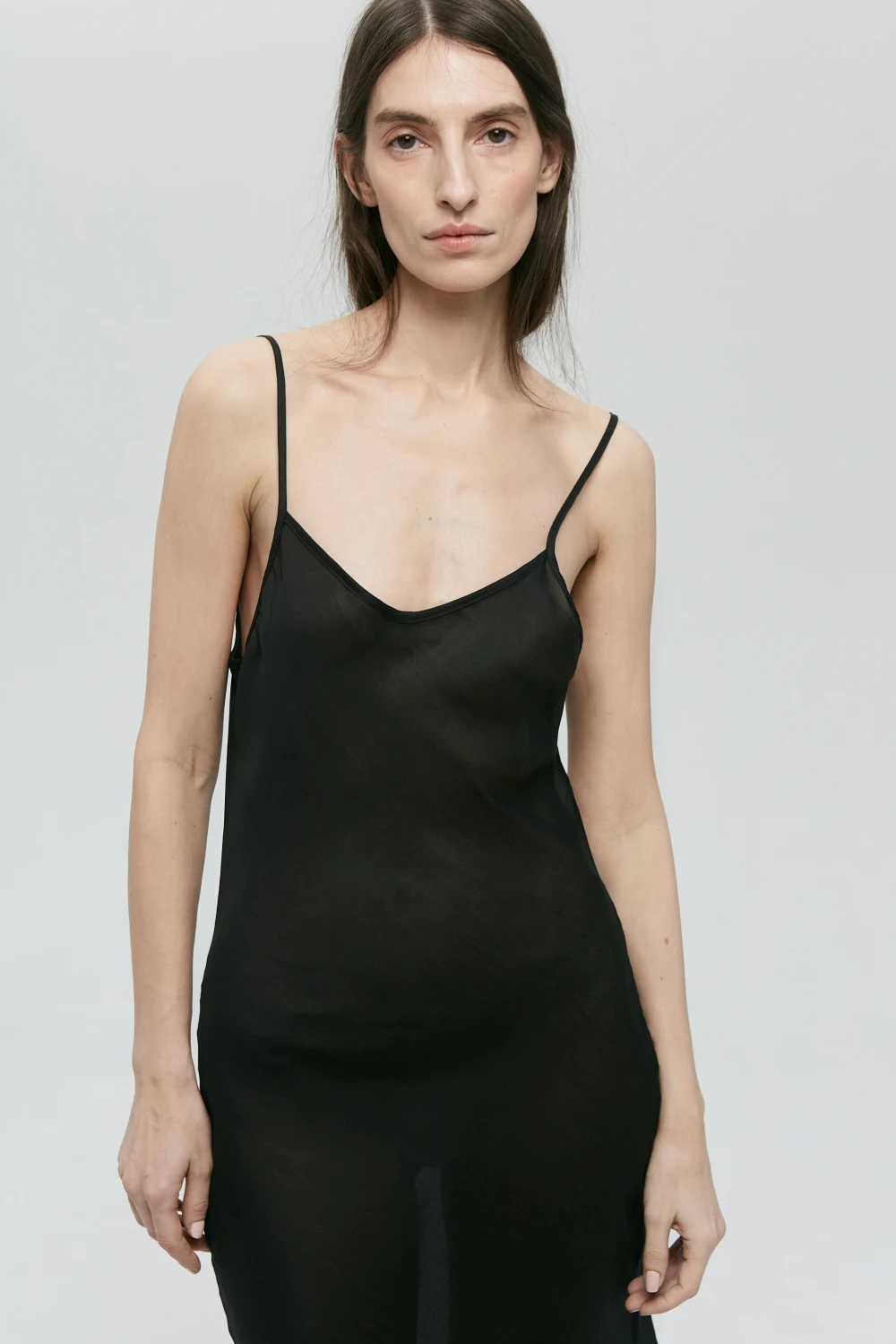 Платье Under (Цвет Чёрный, Размер 44/S, Состав 70% хлопок, 30% шёлк)