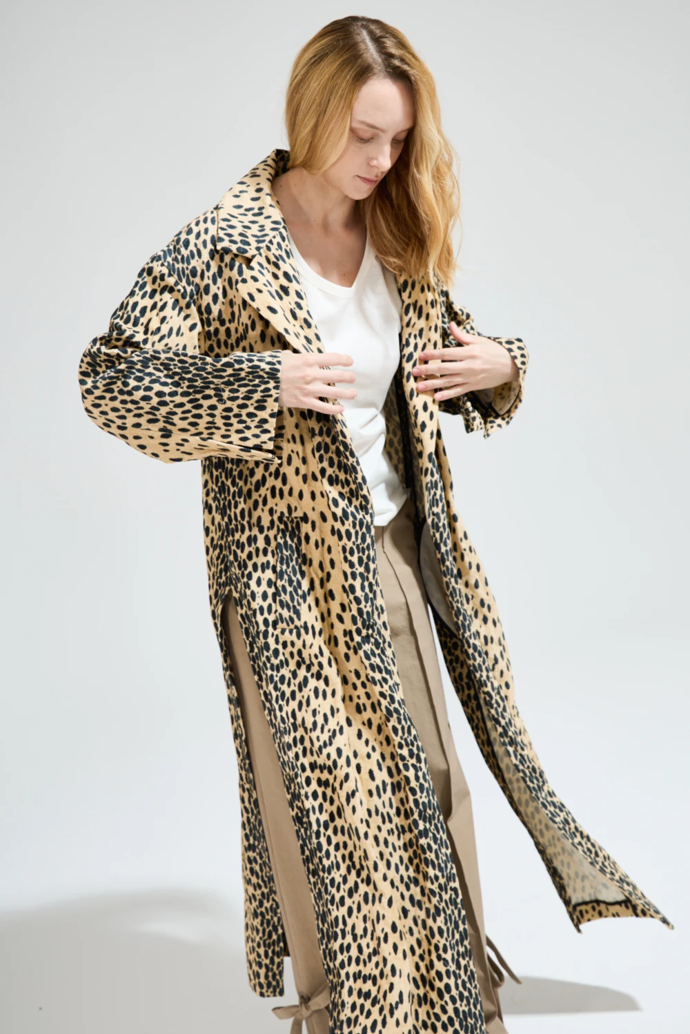 Пальто The Coat ( Цвет Леопардовый )